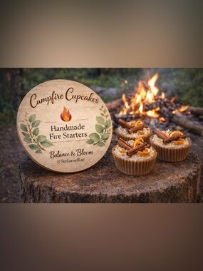 Campfire Cupcakes - Handmade Fire Starters